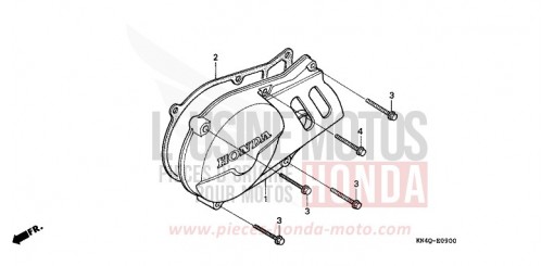 PANNEAU CARTER-MOTEUR G. XR100RX de 1999